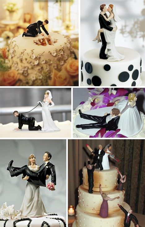 muñecos de tarta de boda original