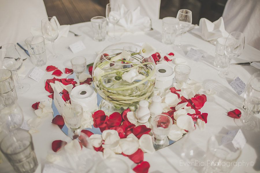 Detalles de boda en Nikki beach