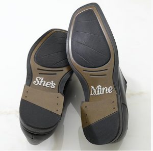 pegatina zapato de novio
