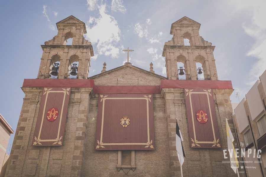 Boda en Iglesia del Carmen y Hotel Monte Malaga396