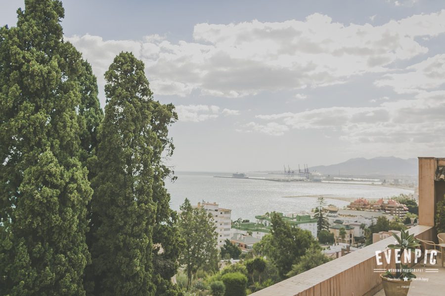 vistas de castillo santa catalina Málaga