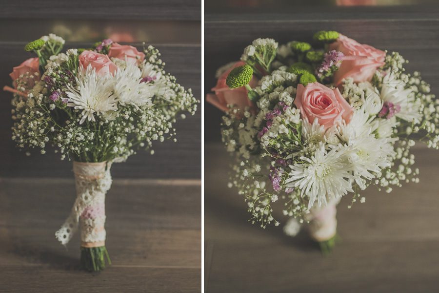 Ramo de flores original de boda