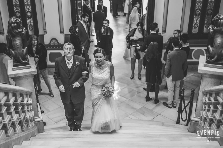 Boda en Ayuntamiento de málaga