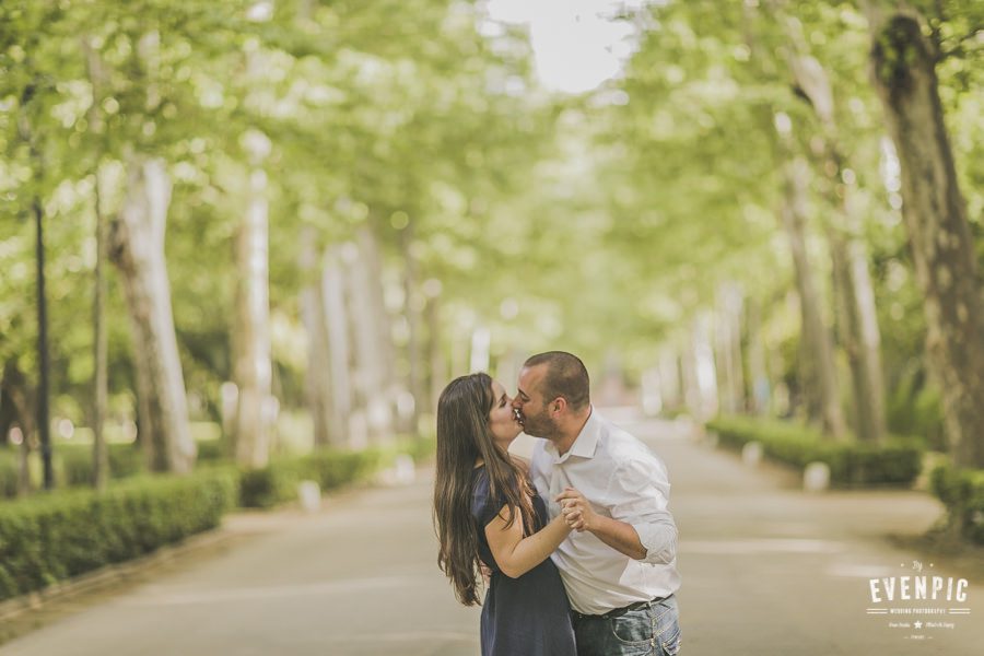 Preboda en parque maria Luisa