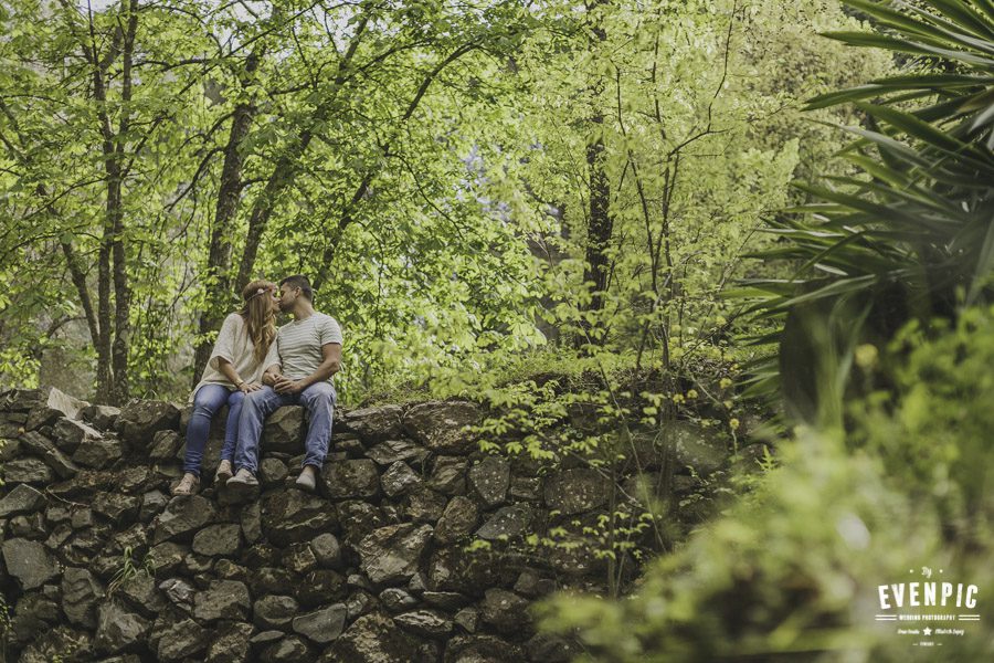 preboda diferente en el campo