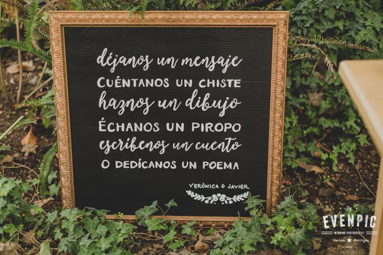 Carteles para boda