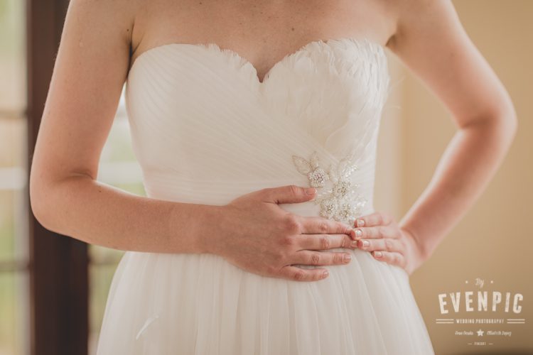 detalles de vestido de novias