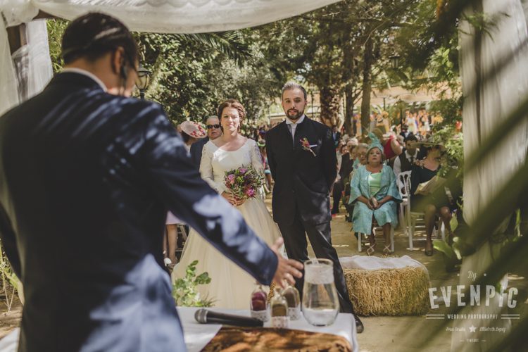 ritual de la arena en boda civil